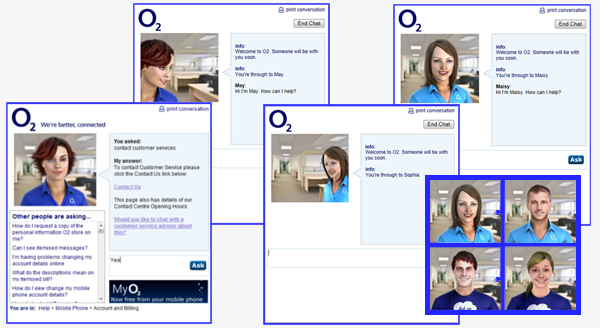 Chat live to o2
